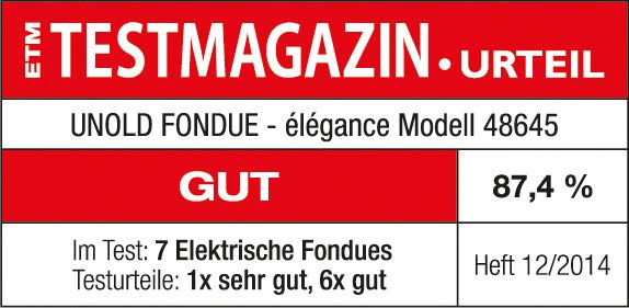 Unold 48645 Fondue Elegance