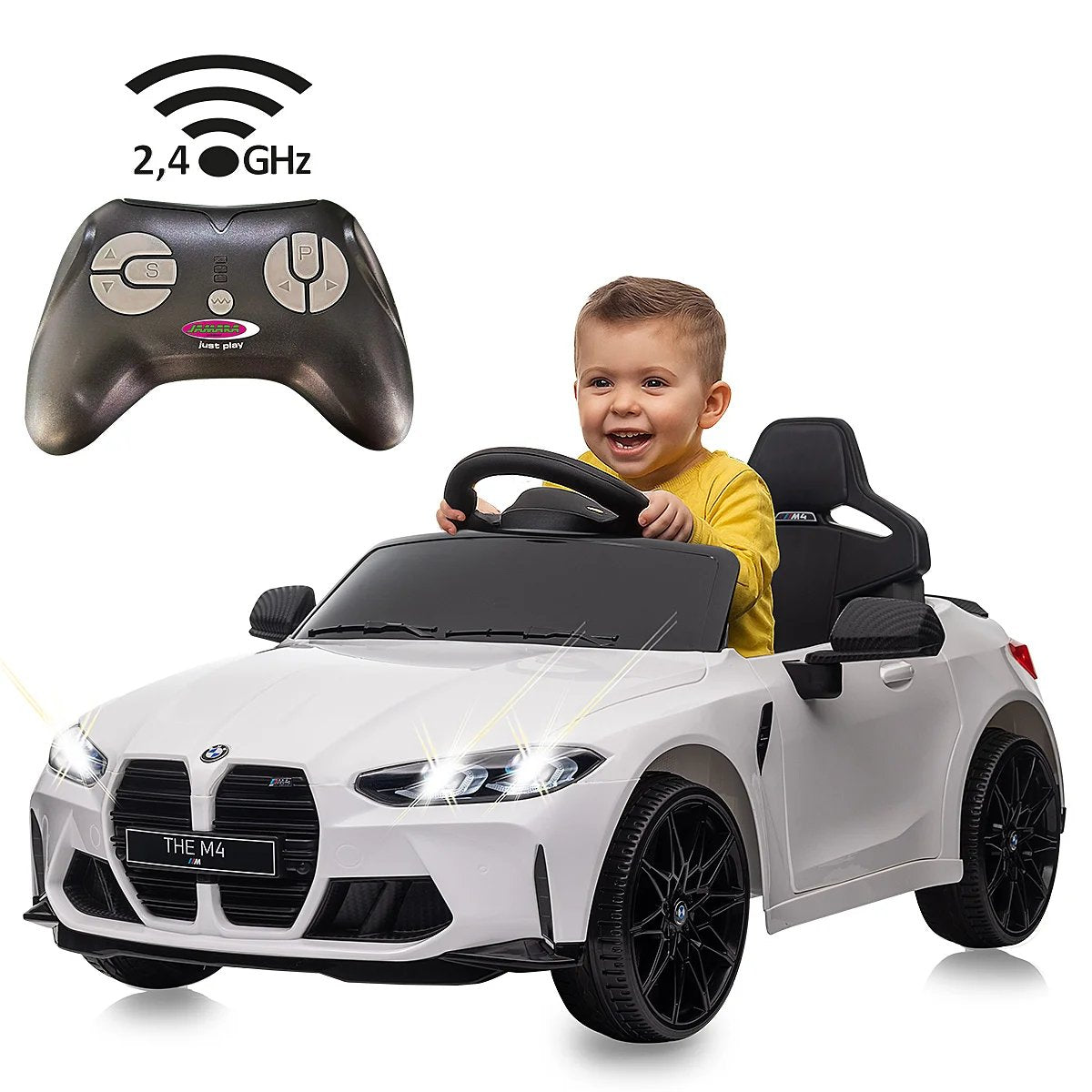 Jamara Ride-On Bmw M4 Blanco 2,4ghz Li-Power 12.6