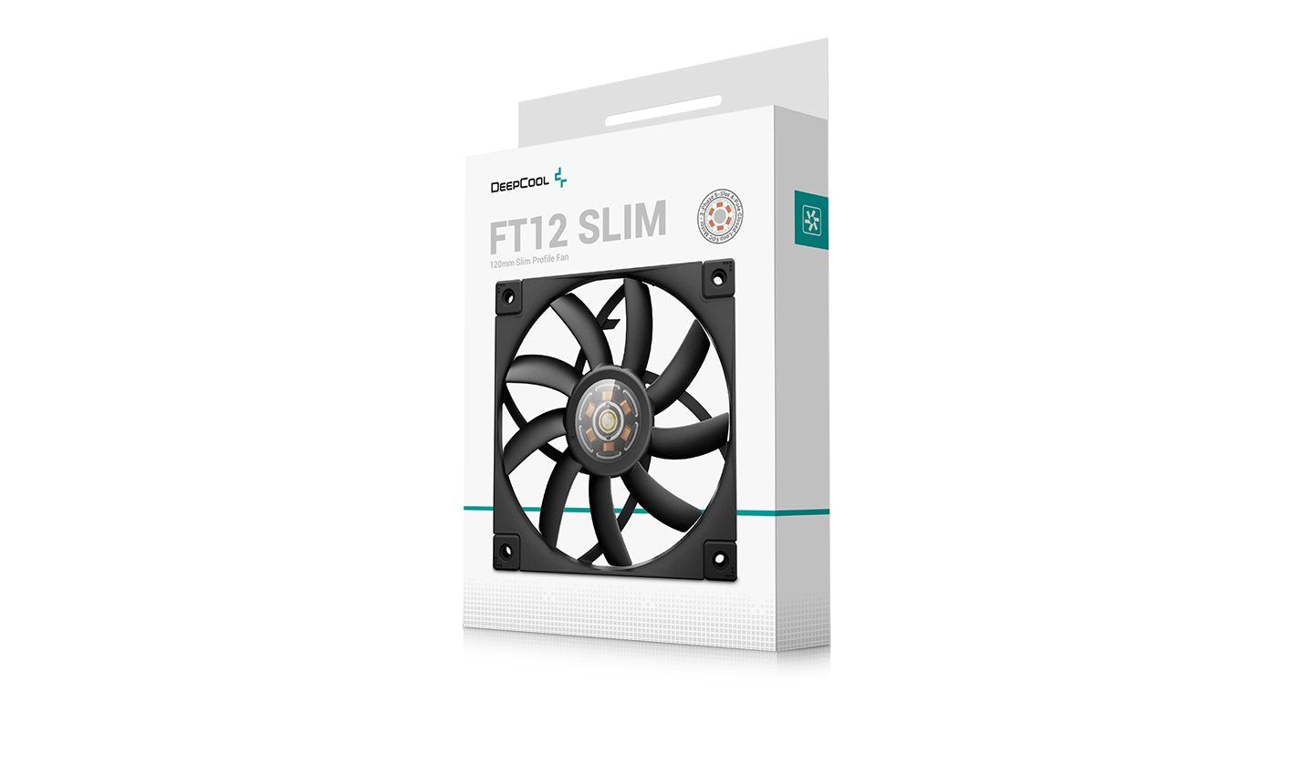 Ventilador Pc Deepcool Ft12 Slim 120x120x15 Negro, 120 Mm R-Ft12slim-Bkwpn1-G