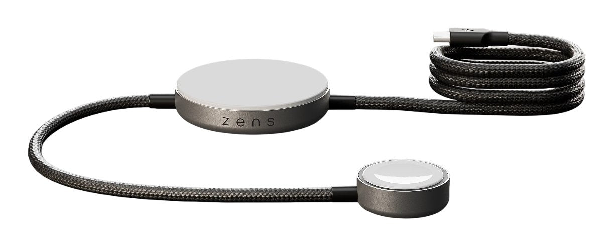 Zens Charging Cable Pro 2 Aluminum - Qi2 Apple Watch - Black