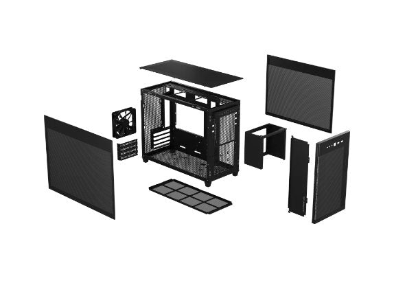 EAN 4711081771821 - ASUS PRIME AP201 MicroATX Mini Tower Negro imagen 2