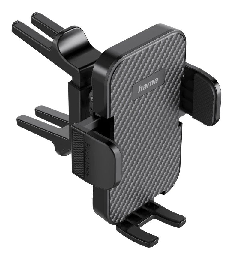 Hama Soporte De Coche Para Smartphone - Pinza Para Rejilla - Peso Max 230g - Universal - Negro