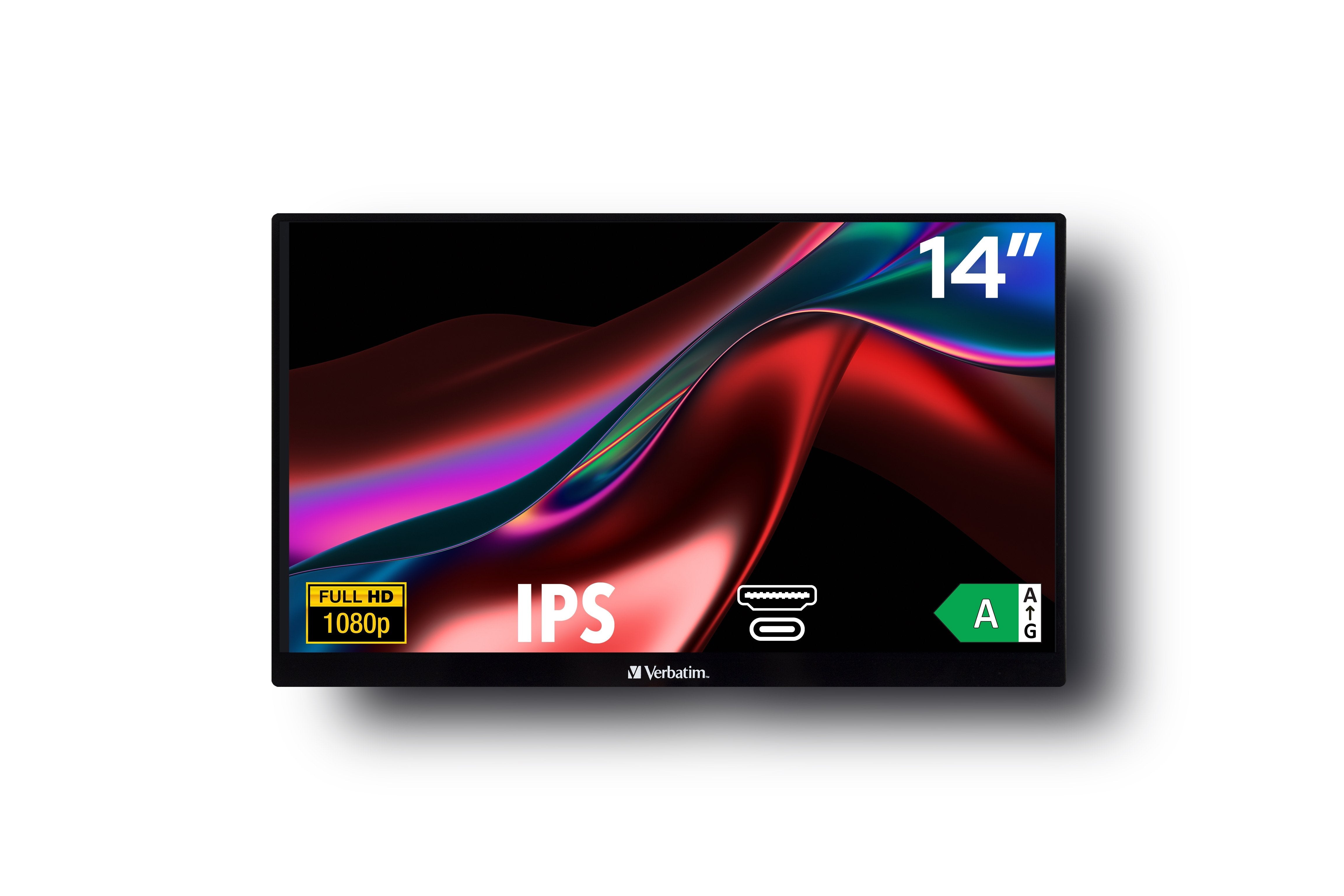 Monitor 14 Verbatim Pm-14 Portable Monitor Fhd 1080p