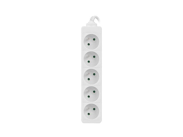 Lanberg Ps0-05e-0150-W Base Múltiple 1,5 M 5 Salidas Ac Interior Blanco
