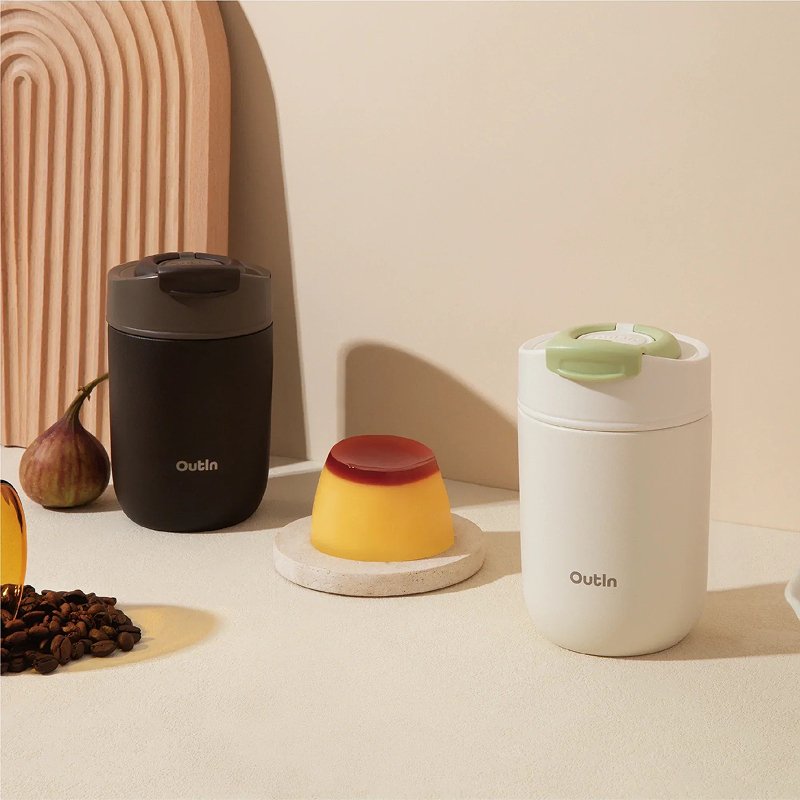Outin Travel Tumbler - Sand White - Cup