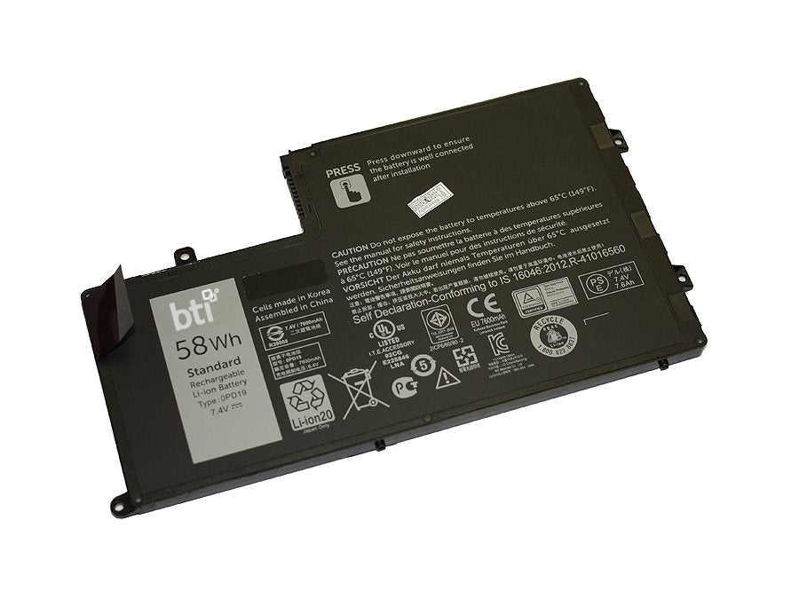 EAN 5056006171928 - BTI 0PD19- batería recargable industrial Ión de litio 7600 mAh 7,4 V imagen 1
