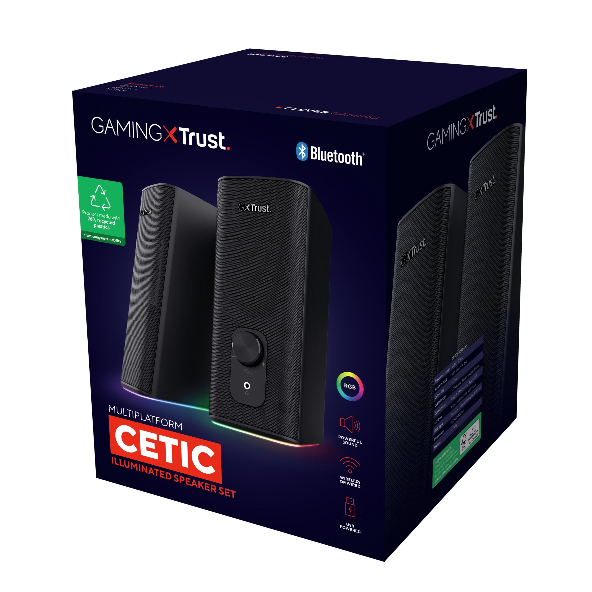 EAN 8713439249705 - Trust GXT 612 CETIC Negro Inalámbrico y alámbrico 18 W imagen 6