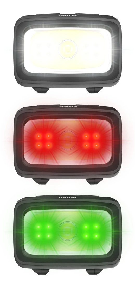 EAN 4047443534965 - Hama HL350 Negro, Azul, Amarillo Linterna con cinta para cabeza LED imagen 3