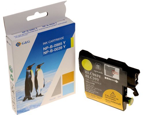 G&G Tintencartucho Compatible Con Brother Lc-985y Amarillo