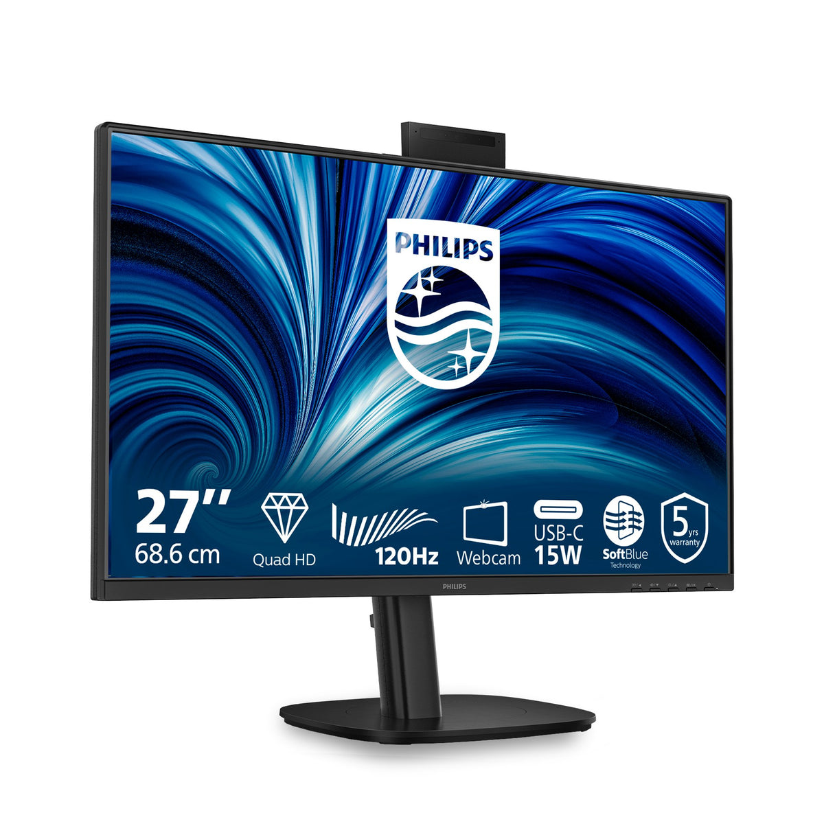EAN 8721038006421 - Philips 27B2N3500JH pantalla para PC 68,6 cm (27") 2560 x 1440 Pixeles Quad HD LCD Negro imagen 2