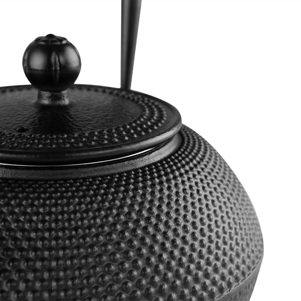 Orbegozo Tth Tetera Tetsubin Hierro Fundido - Capacidad 1200ml - Interior Esmaltado - Filtro De Acero Inoxidable - Apta