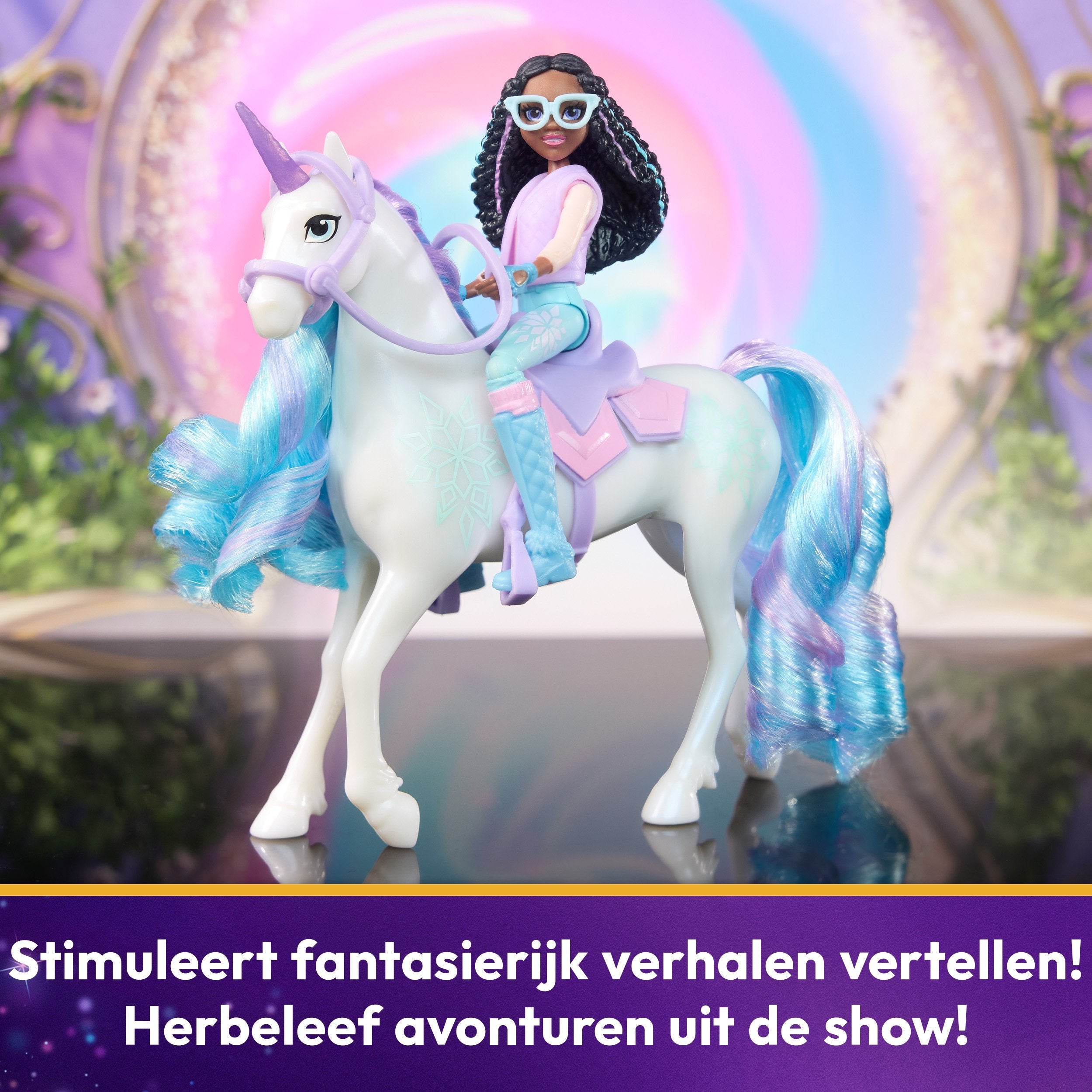 Figura Spin Master Unicorn Academy - Set Glaciar Layla Y Unicornio 6066849