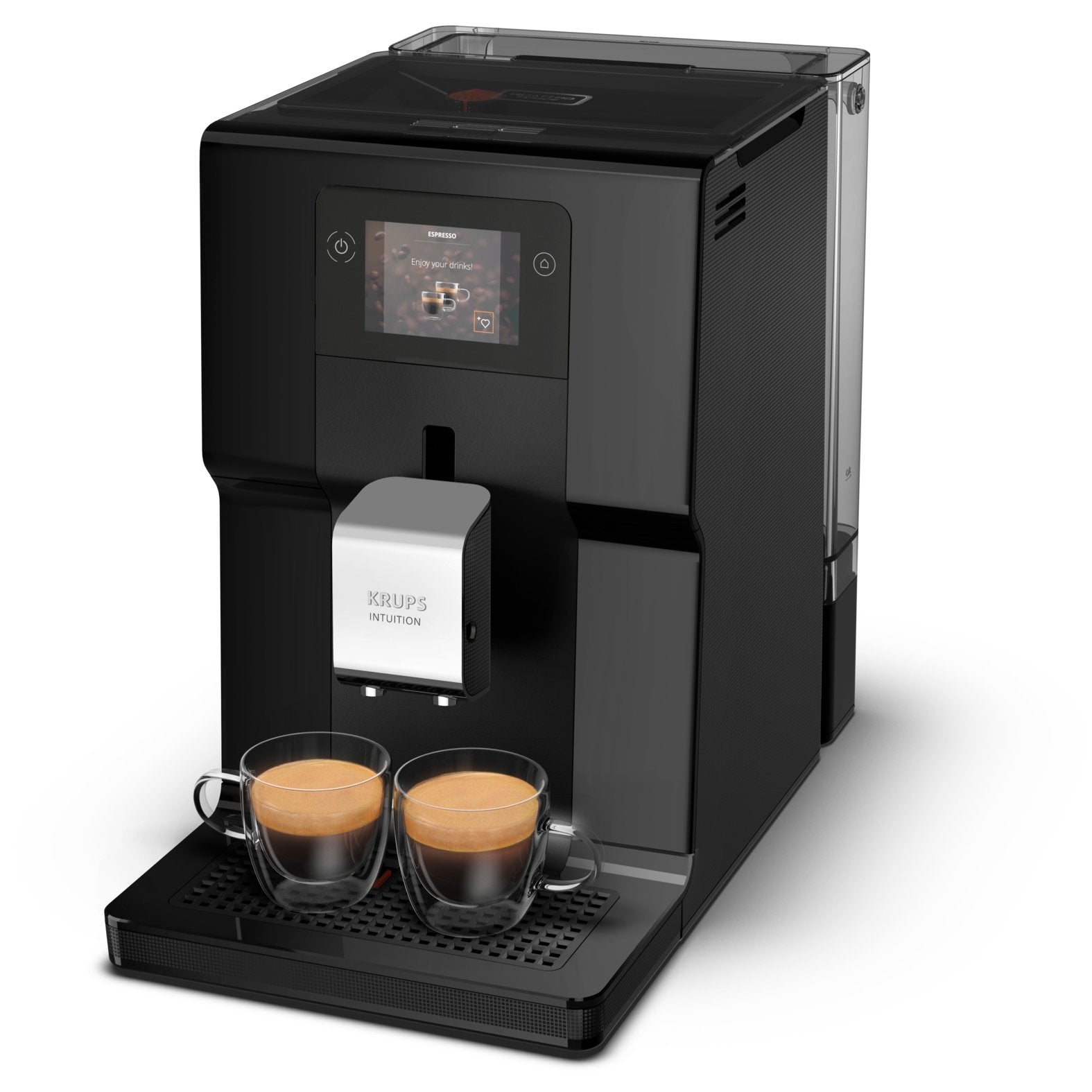 Cafetera Krups Ea873 Espresso, Superautomática Negro, Máquina Espresso, De Café Molido, Molinillo Integrado, 1450 W, Negro