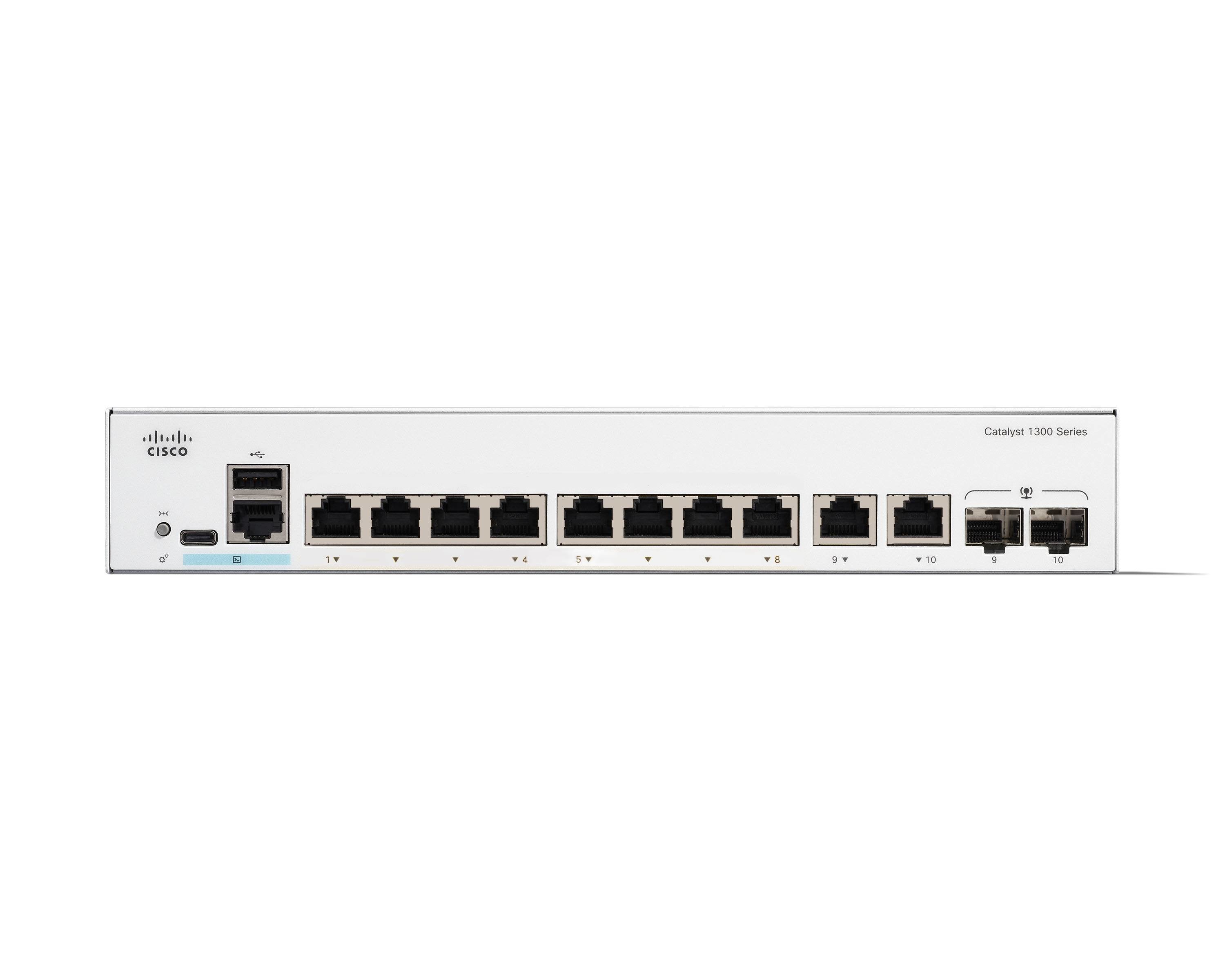 Cisco Catalyst 1300 C1300-8t-E-2g, Conmutador C1300-8t-E-2g