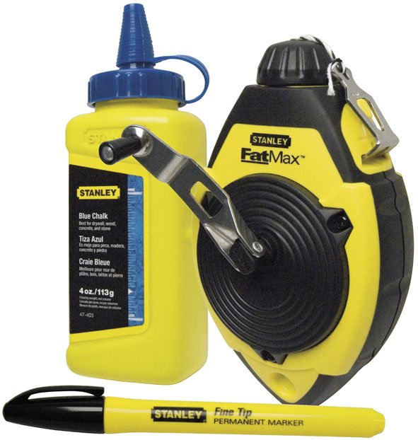 Set Cuerda + Tiza Azul 115g + Rotulador