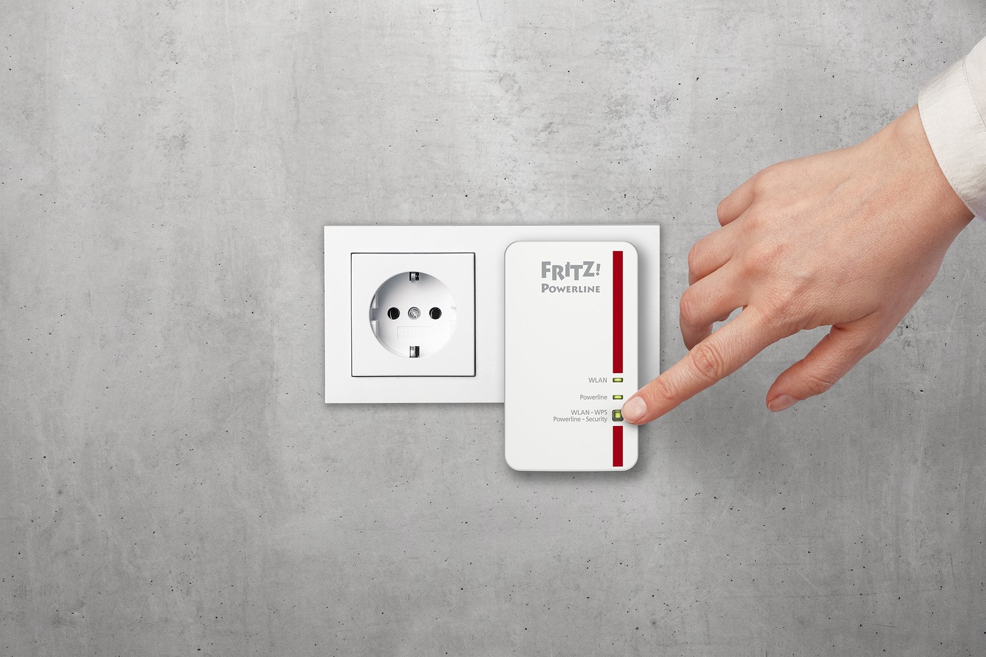 EAN 4023125027550 - Powerline FRITZ! 1240E WLAN Set INT 1200 Mbit/s Ethernet Wifi Rojo, Blanco 2 pieza(s) imagen 5