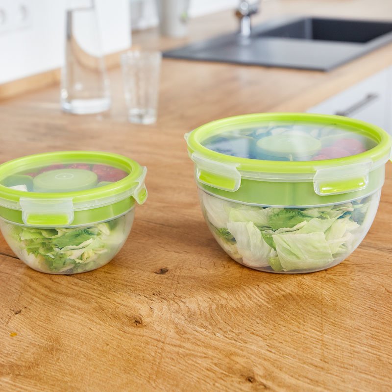 EAN 4009049532301 - EMSA N10713 Alrededor Caja 2,6 L Verde, Transparente 3 pieza(s) imagen 4