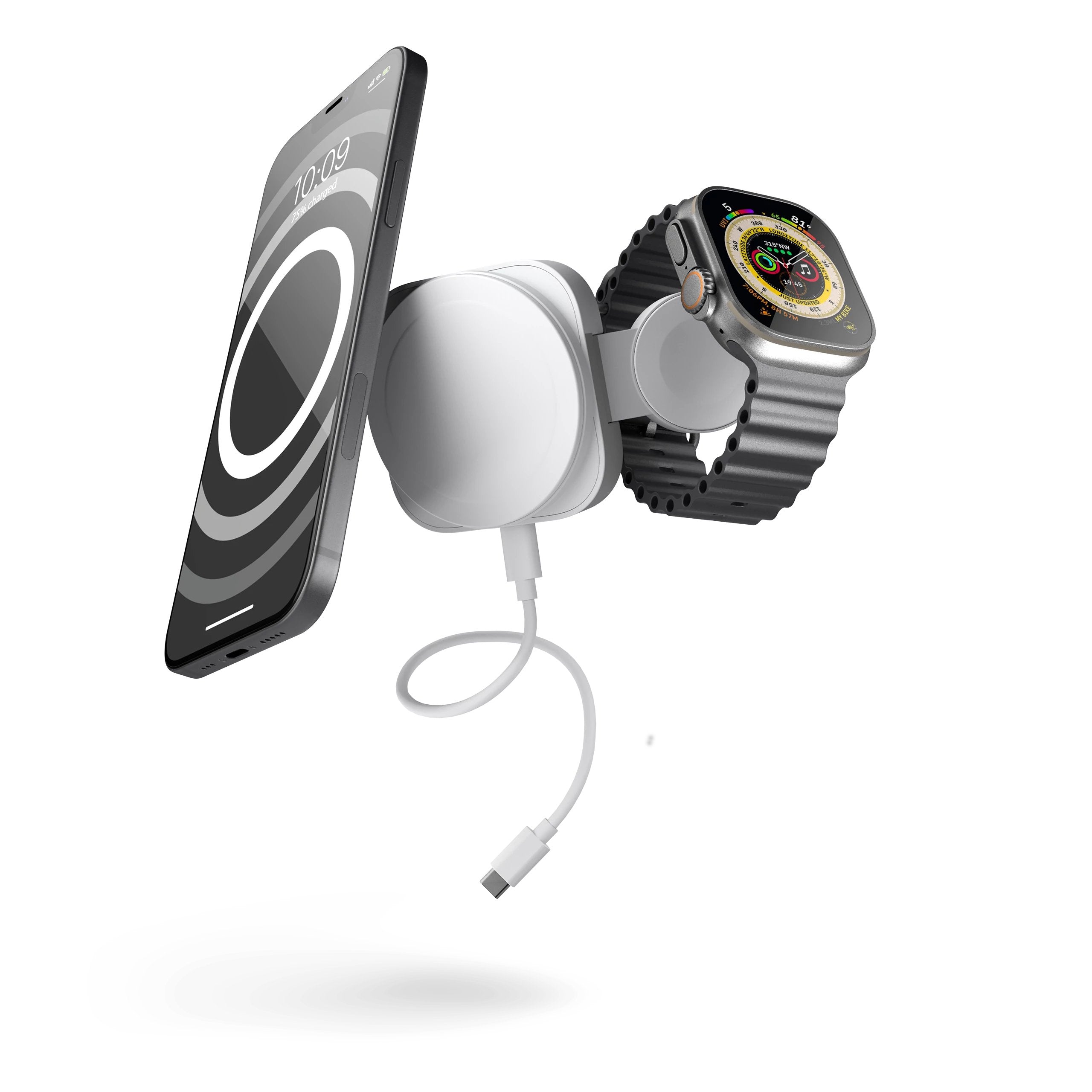 Zens 2-In-1 - Inductiva Ladematte - 2-In-1 Magsafe