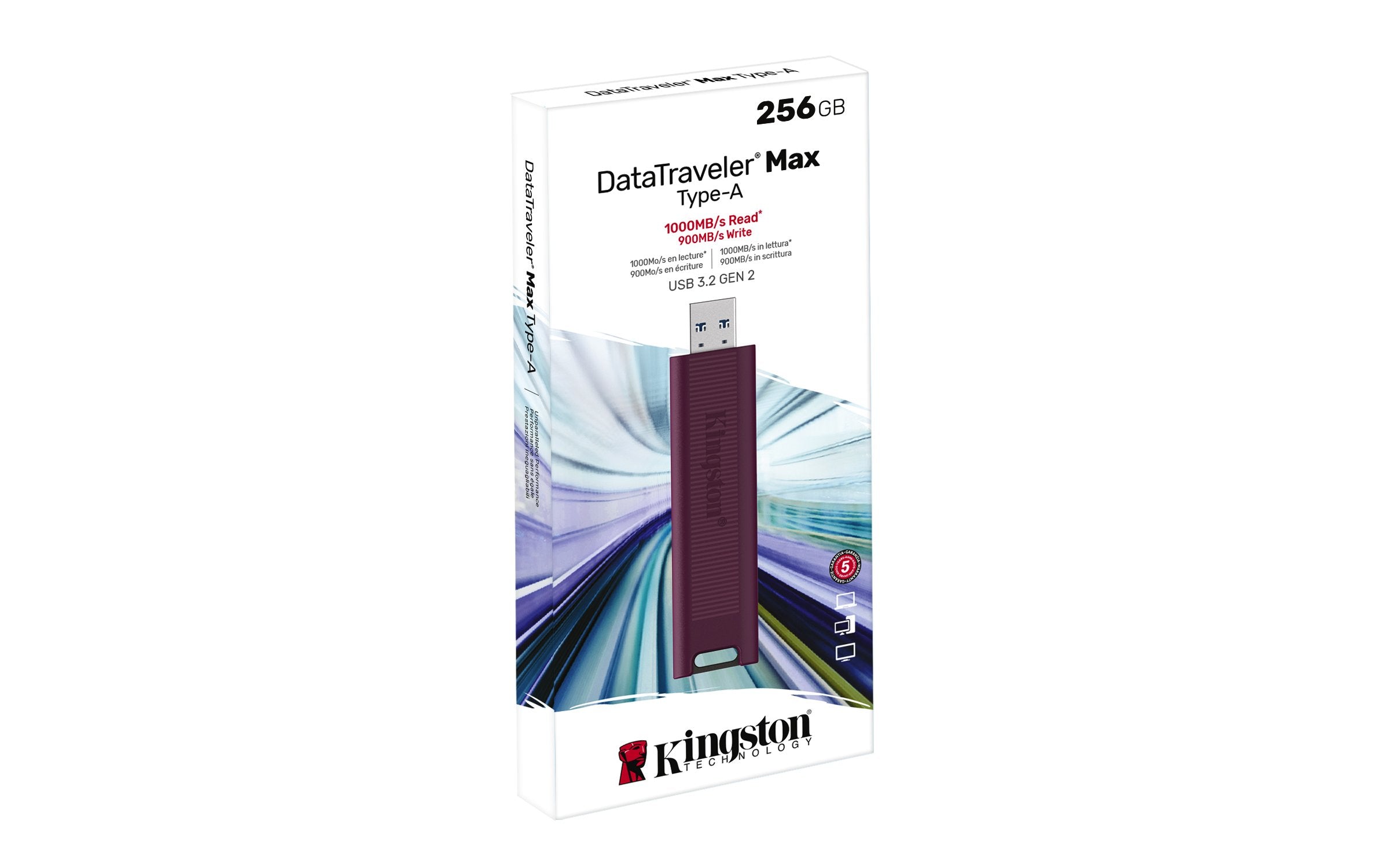 EAN 0740617328370 - Kingston Technology DataTraveler Max unidad flash USB USB tipo A 3.2 Gen 2 (3.1 Gen 2) Rojo imagen 7