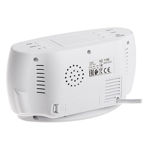 EAN 5905575903150 - Adler AD 1186W despertador Reloj despertador digital Negro, Blanco imagen 5