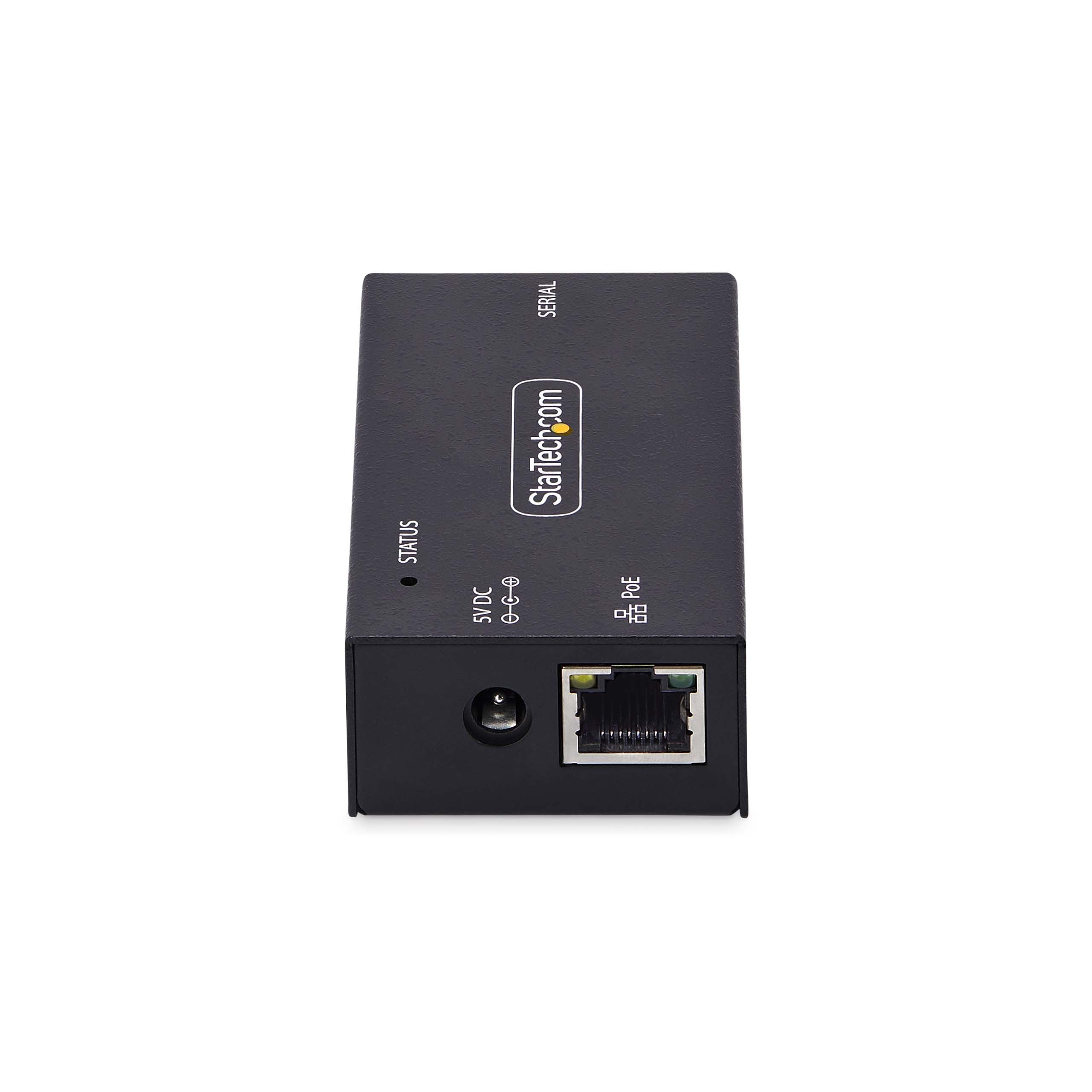 EAN 0065030906005 - StarTech.com I13P-SERIAL-ETHERNET convertidor, repetidor y aislador en serie RS-232 RJ-45 Negro imagen 3