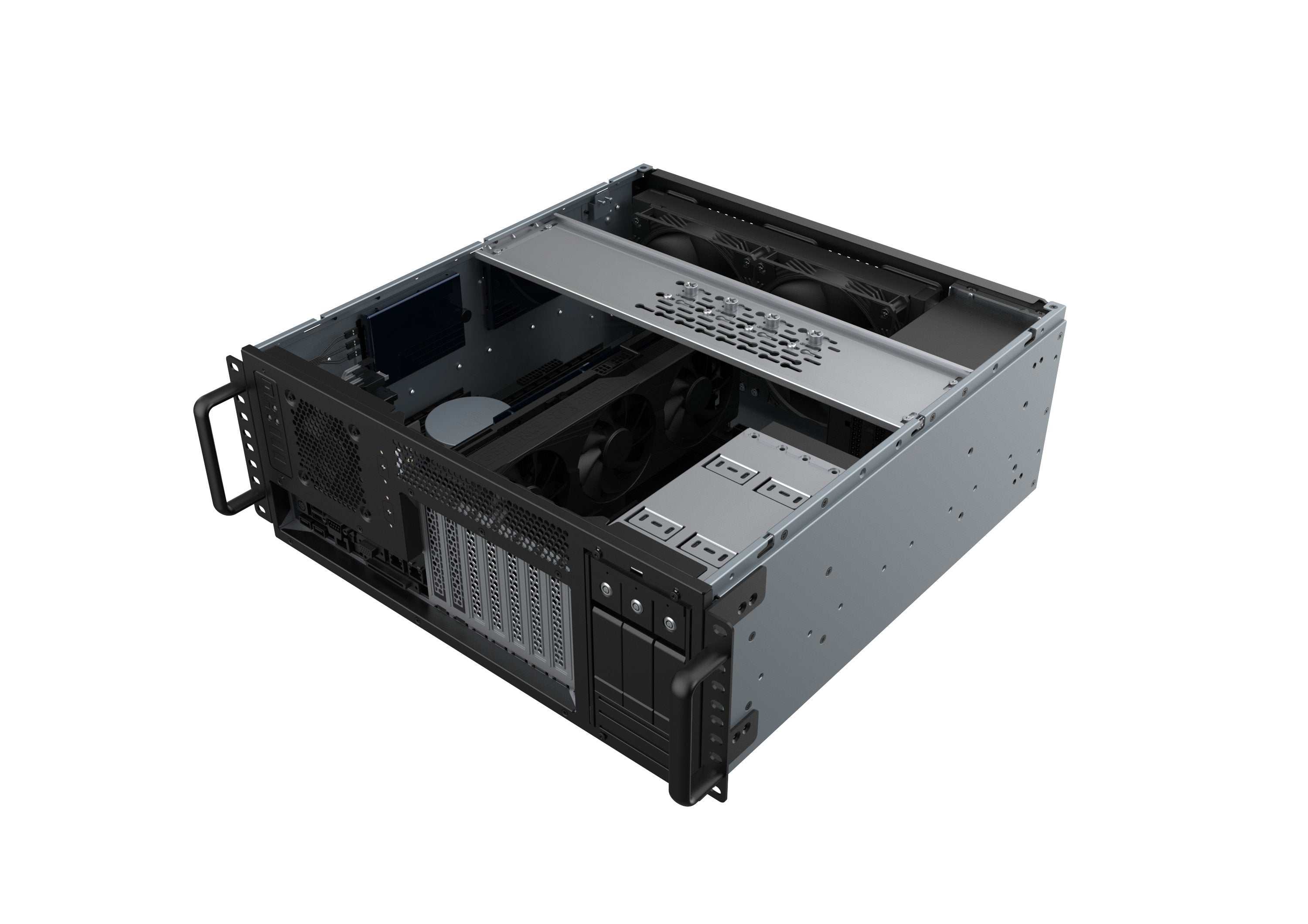 Carcasa De Rack Silverstone Rm46-502-I Negra Sst-Rm46-502-I