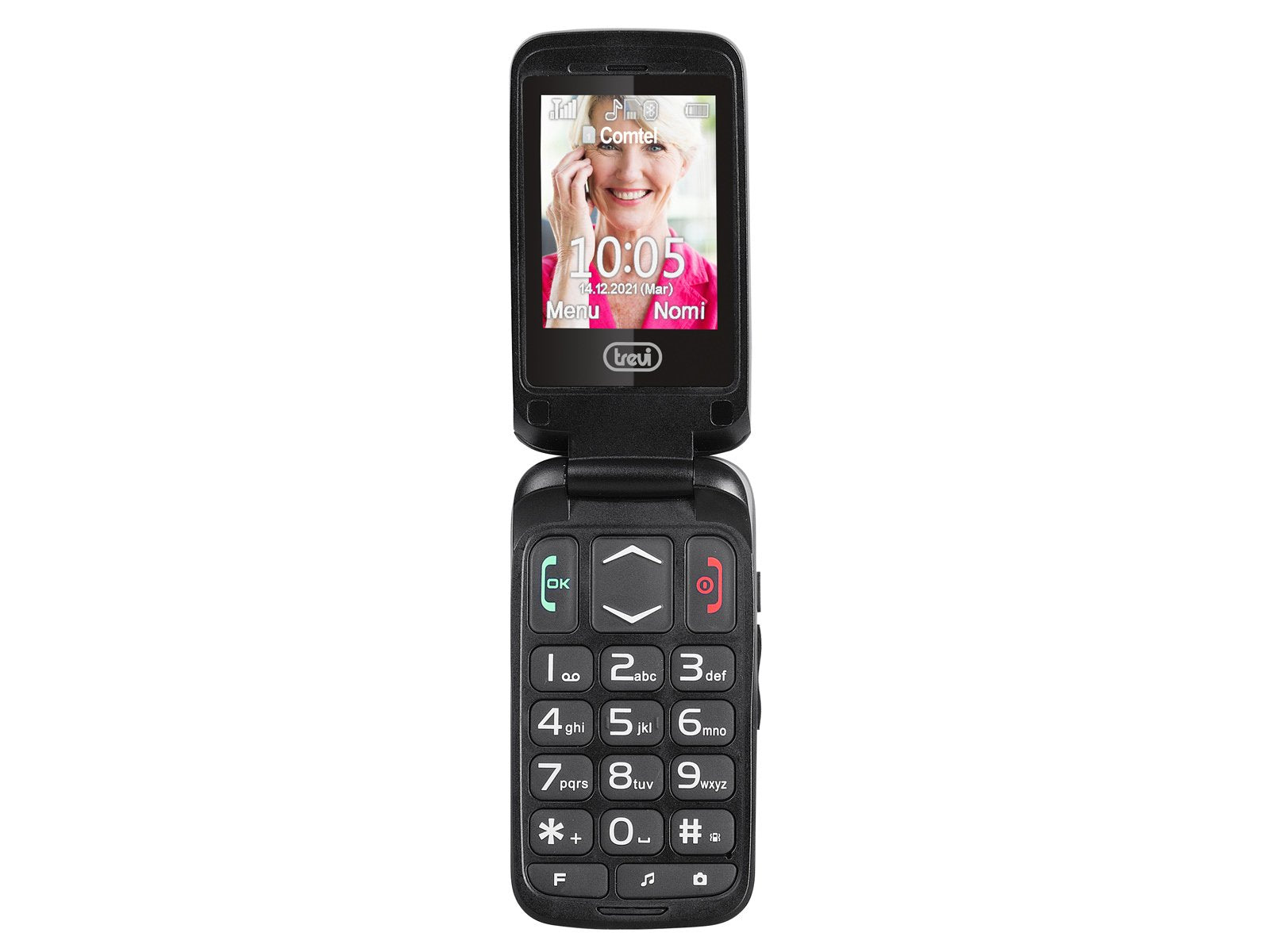 Telefono Trevi Flex 50c 2,4 Sos Negro
