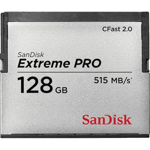 Sandisk Extreme Pro 128gb Cfast2.0 4k (4096 X 2160p) 550 Mb/S Sdcfsp-128g-G46d