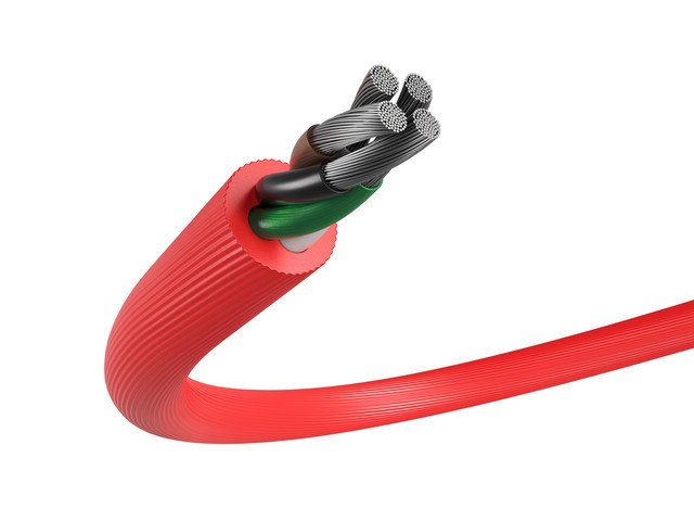 Natec Nka-1201 Extreme Media Cable Usb Typ-C A Usb (M), 1 M, En Ángulo, Rojo