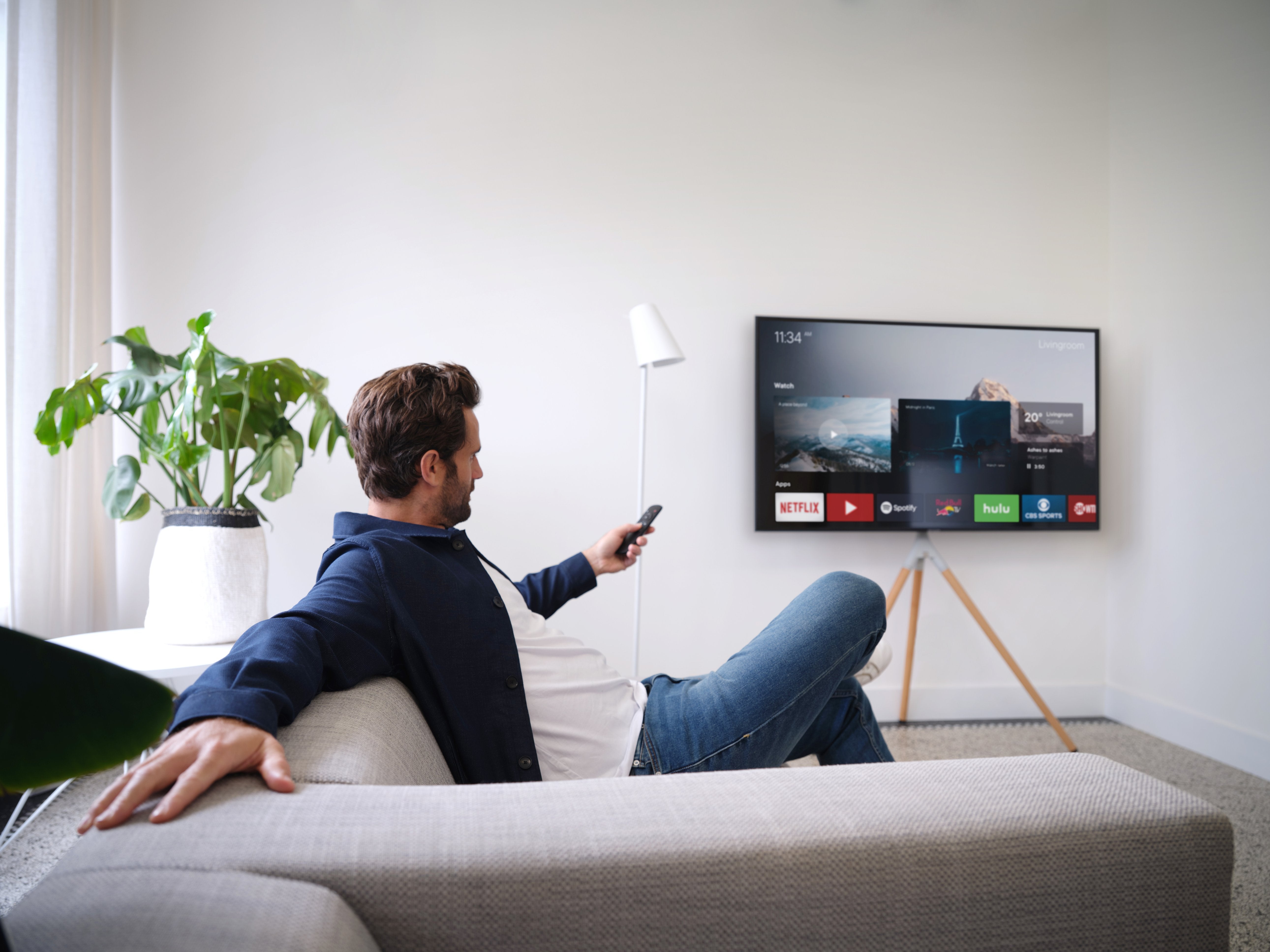 One For All Wm7472 32-65 '' Soporte Para Tv Trípode Ultraslim Turn 360 Light