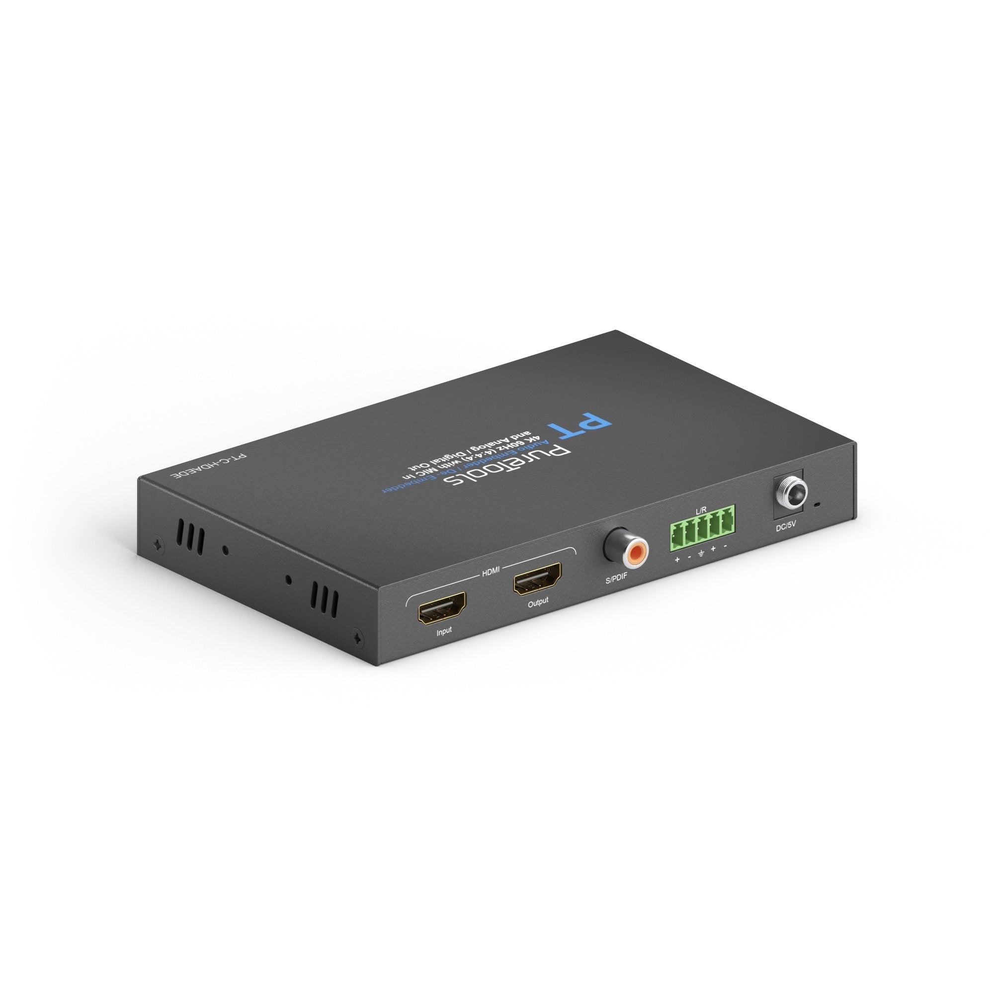 EAN 4251364727263 - PureTools PT-C-HDAEDE convertidor de audio Negro imagen 2