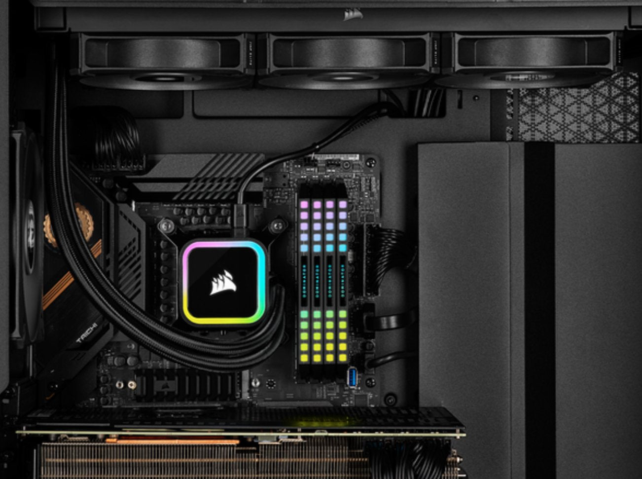 EAN 840006648109 - Corsair H100i Procesador Sistema de refrigeración líquida todo en uno 12 cm Negro 1 pieza(s) imagen 7