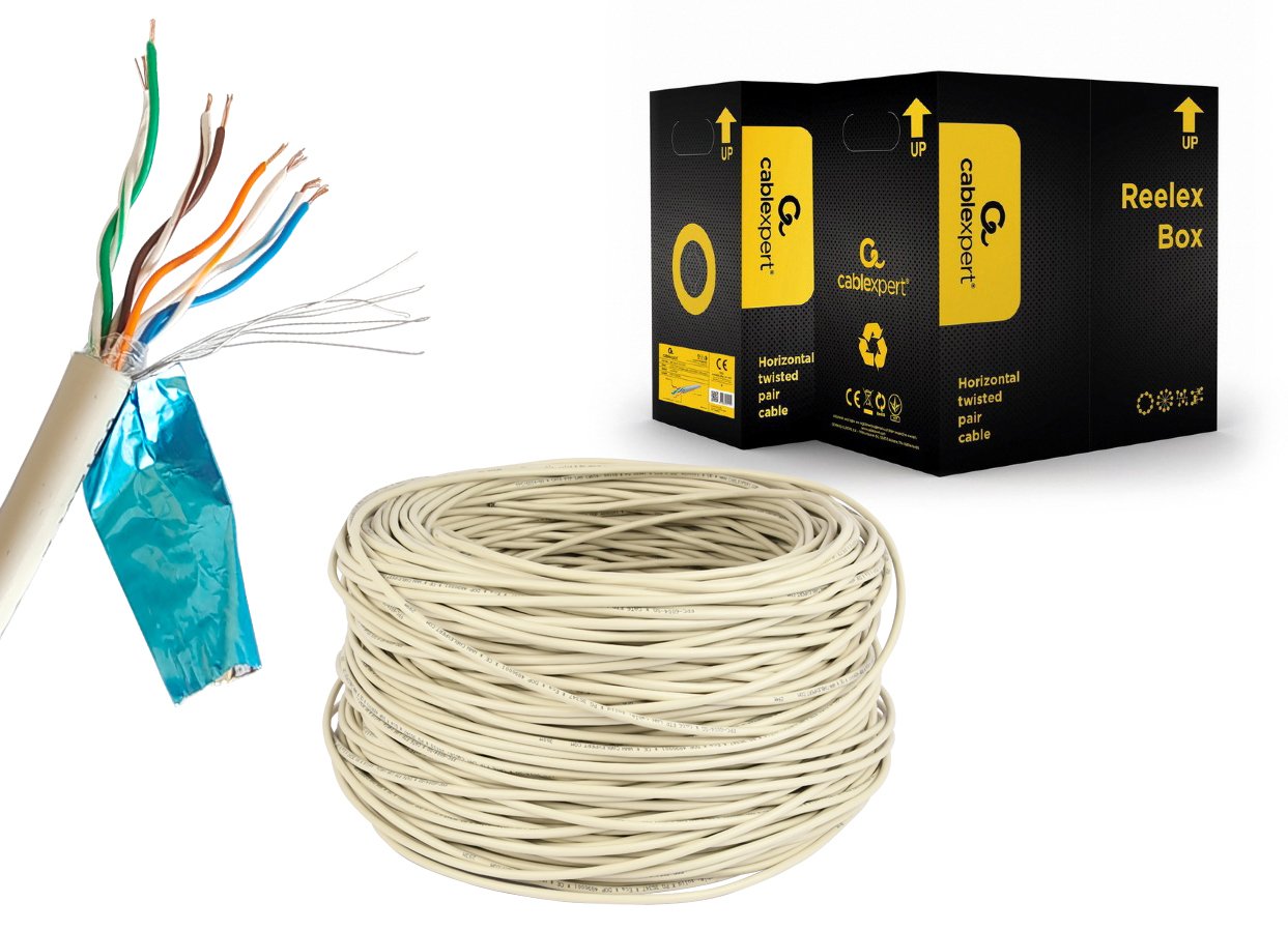 EAN 8716309071857 - Gembird Cat.5e FTP 305m cable de red Gris Cat5e imagen 2