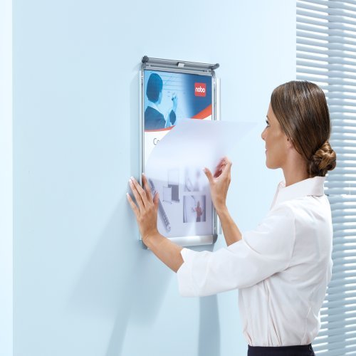Nobo Vitrina Porta Posters Clipdown A4