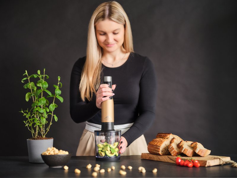 EAN 8590393377077 - Eta Mano Batidora de inmersión 1000 W Negro, Oro imagen 8