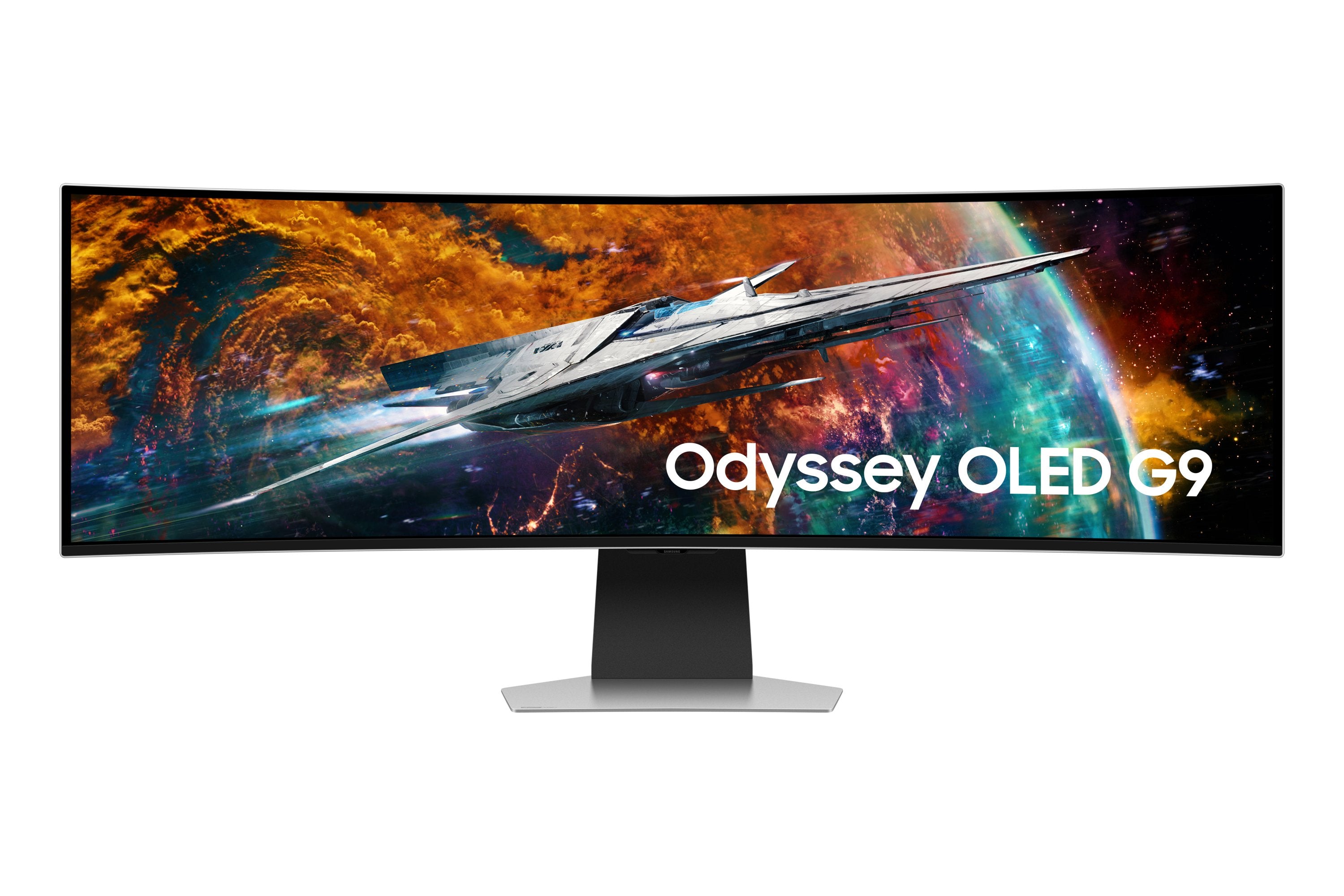 EAN 8806094972566 - Samsung G95SC pantalla para PC 124,5 cm (49") 5120 x 1440 Pixeles Dual QHD OLED Plata imagen 2