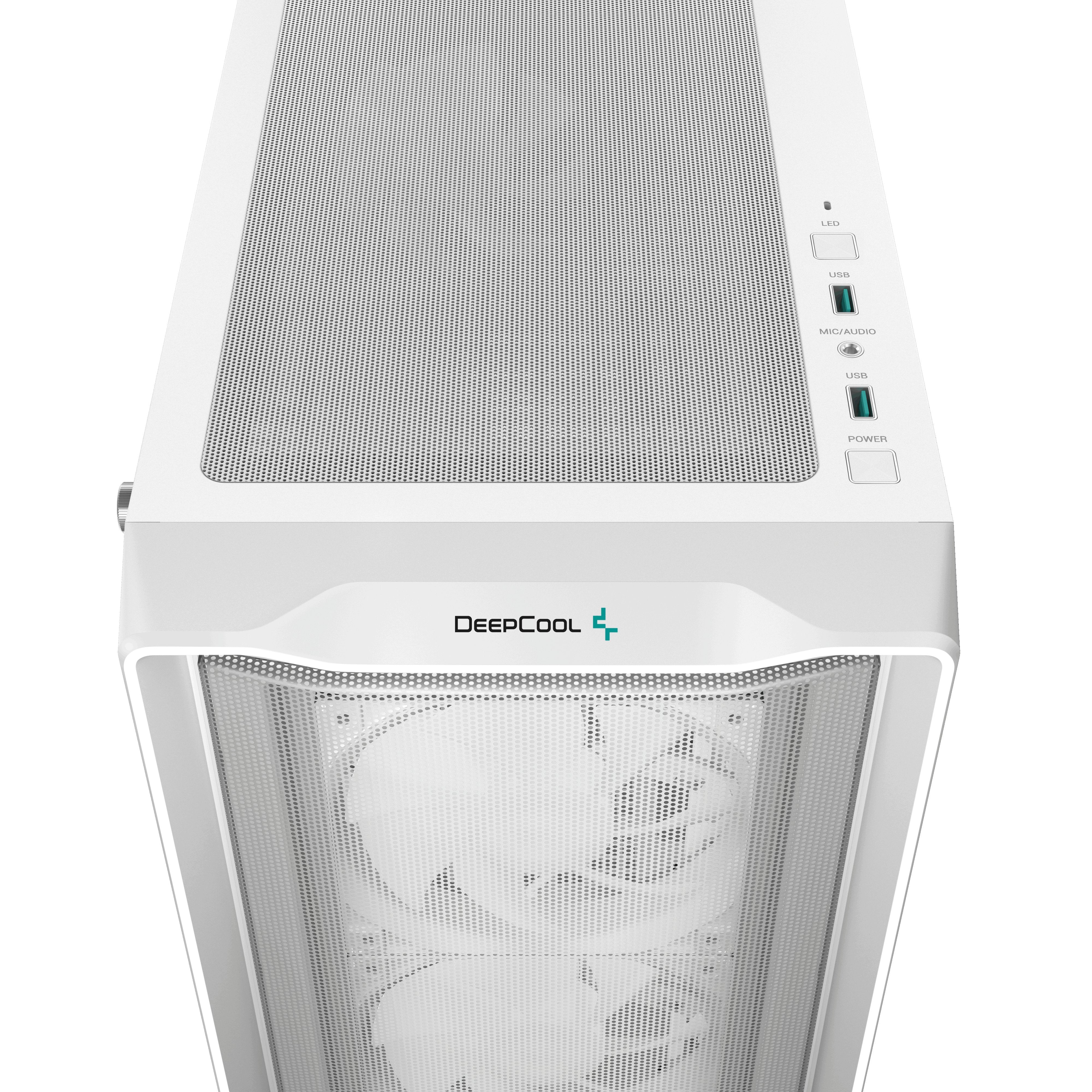 EAN 6933412774174 - DeepCool CC560 MESH V2 WH Midi Tower Blanco imagen 7