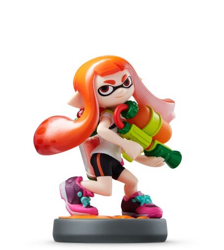Nintendo Amiibo Splatoon Inkling Girl Neon-Pink