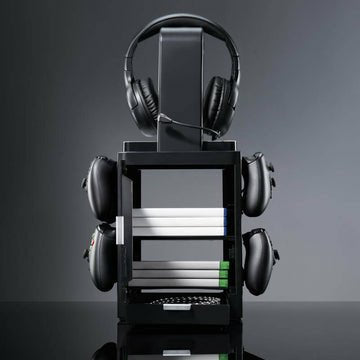 Soporte Para Accesorios De Taquilla Para Juegos Numskull - Deminy Light Logo