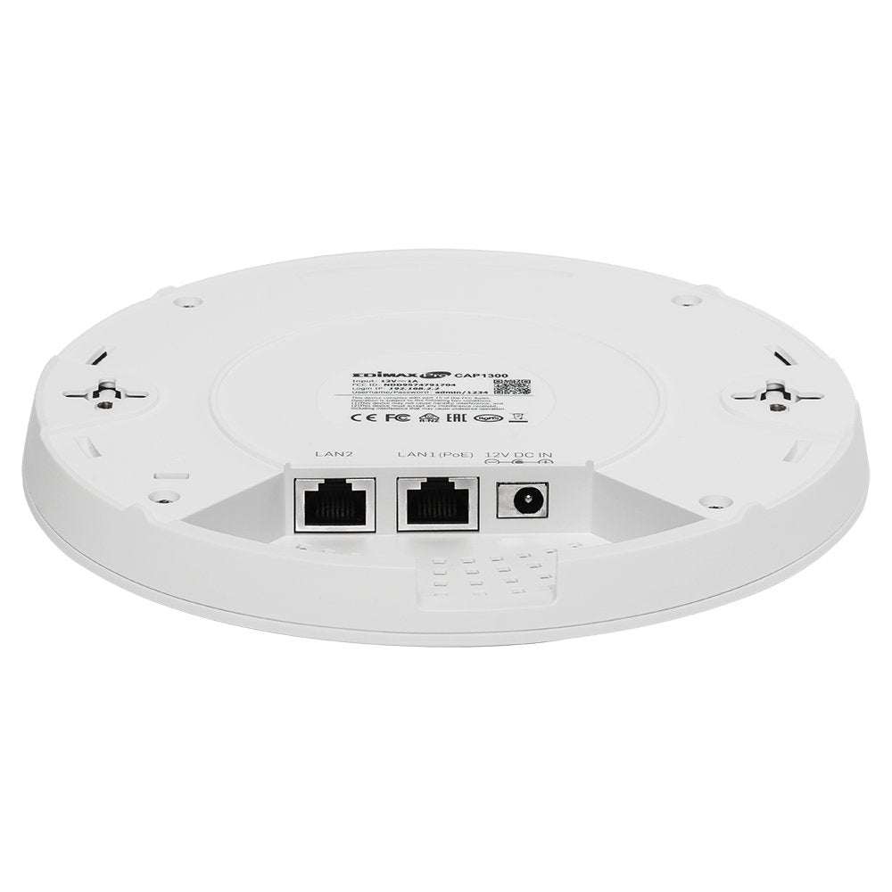 Wireless Lan Access Point Edimax Pro Cap1300 2.4 Y 5ghz/400mbps+867mbps/Poe/Montaje Techo Cap1300