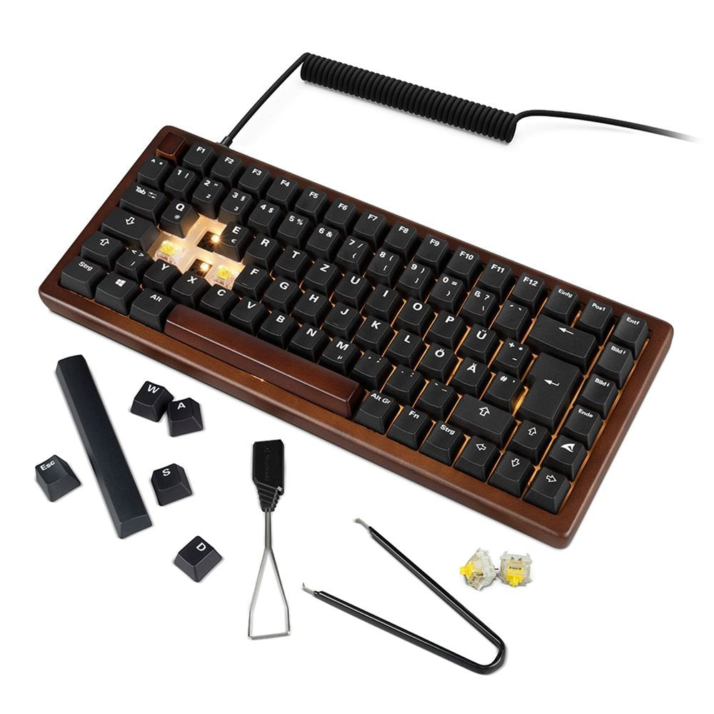 EAN 4044951042708 - Sharkoon 100068081 teclado Hogar USB QWERTZ Alemán Negro, Madera imagen 6