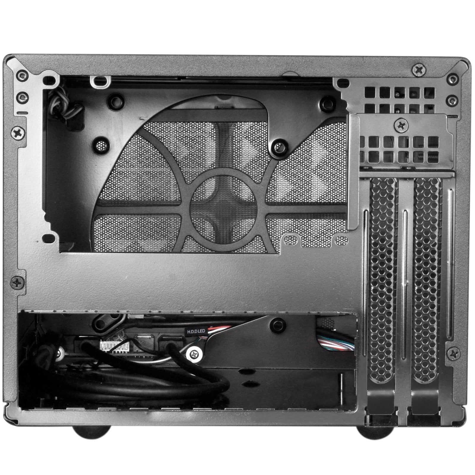 Caja Pc Silverstone Cube Case Sst-Sg13b-Q Sugo Mini-Itx, Negro