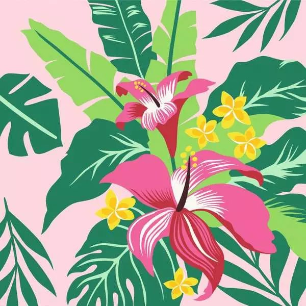 Ravensburger Creart - Plantas Tropicales, Pintura 23728