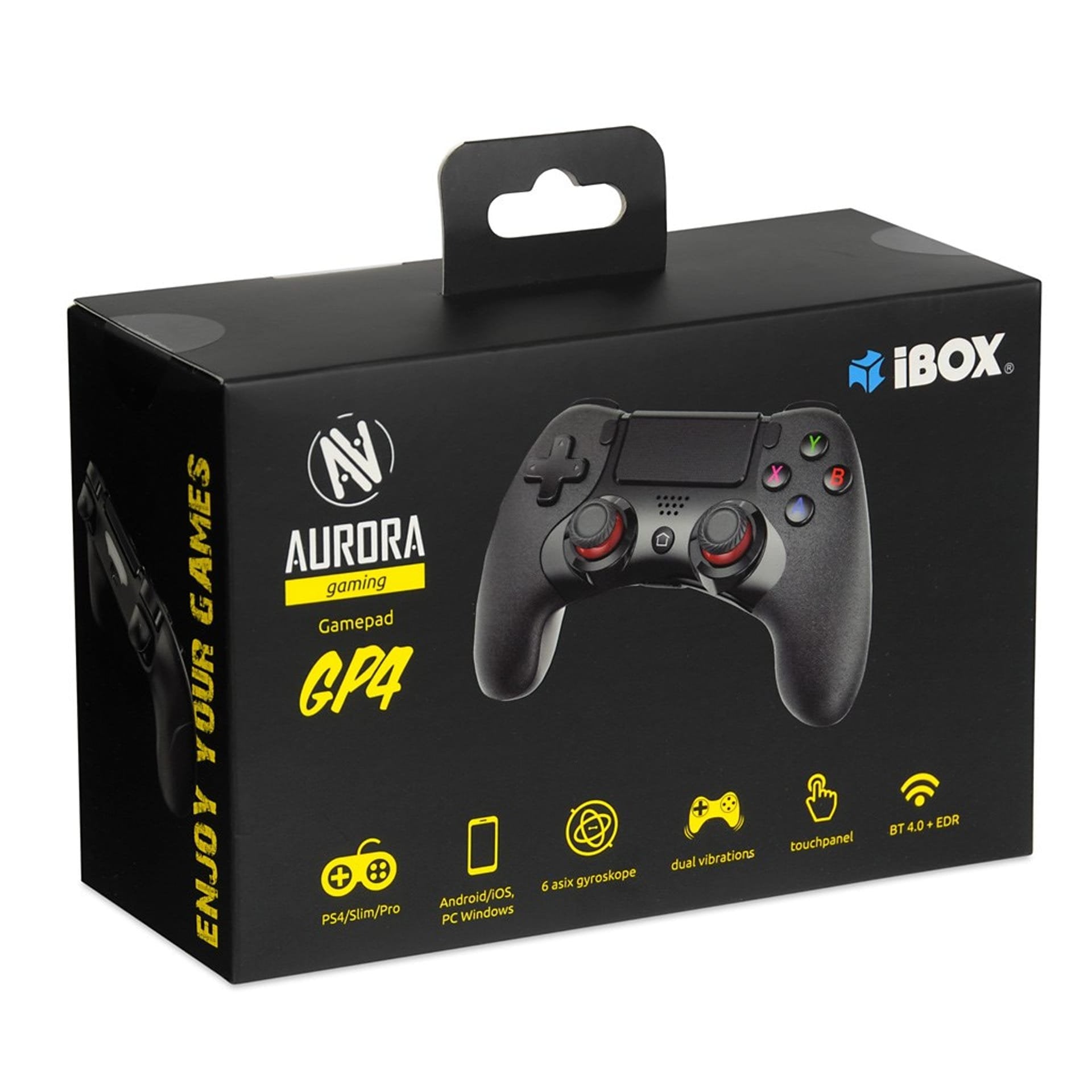 EAN 5903968681159 - iBox IGP4 mando y volante Negro Bluetooth Gamepad Analógico/Digital Android, PC, PlayStation 4, iOS imagen 10