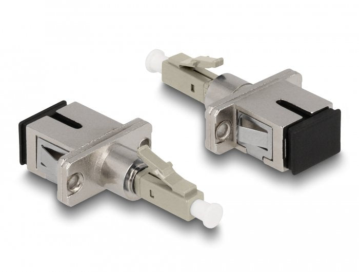 Delock 87945 Acoplador Híbrido De Fibra Óptica Lc Simplex Macho A Sc Simplex Hembra Beis