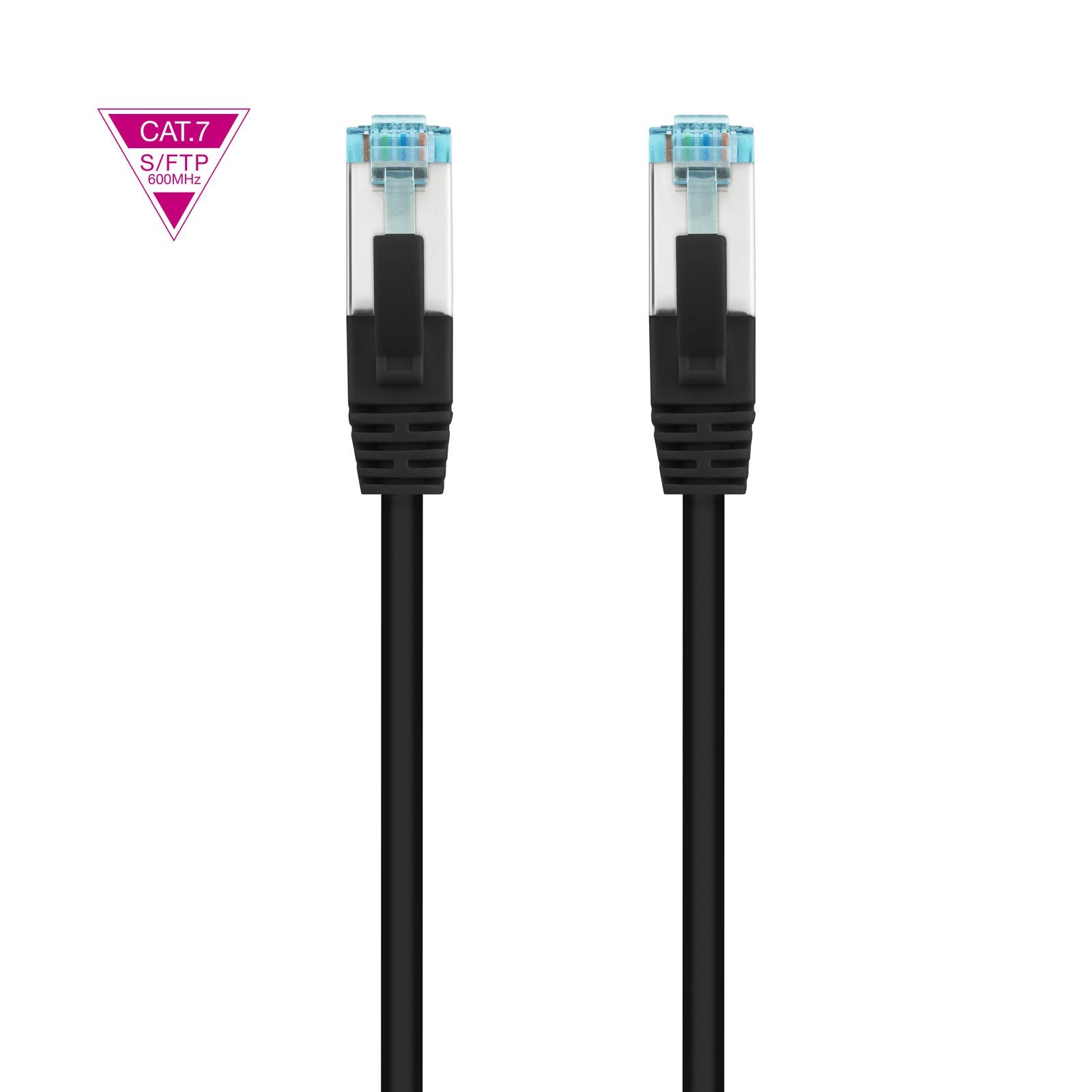 Nanocable Cable Red Cat.7 Lszh Sftp Pimf Awg26 25cm - Negro