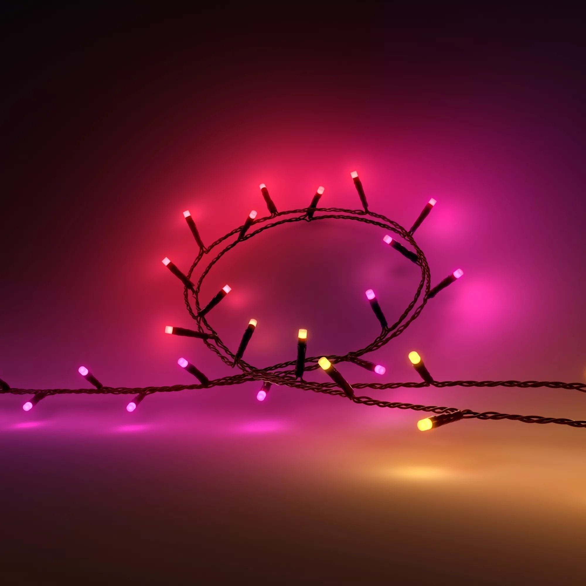 Philips Hue - Guirnalda Festavia, Luz Blanca Y De Colores, Regulable, 250 Micro Leds, 20m, Resistente Al Agua