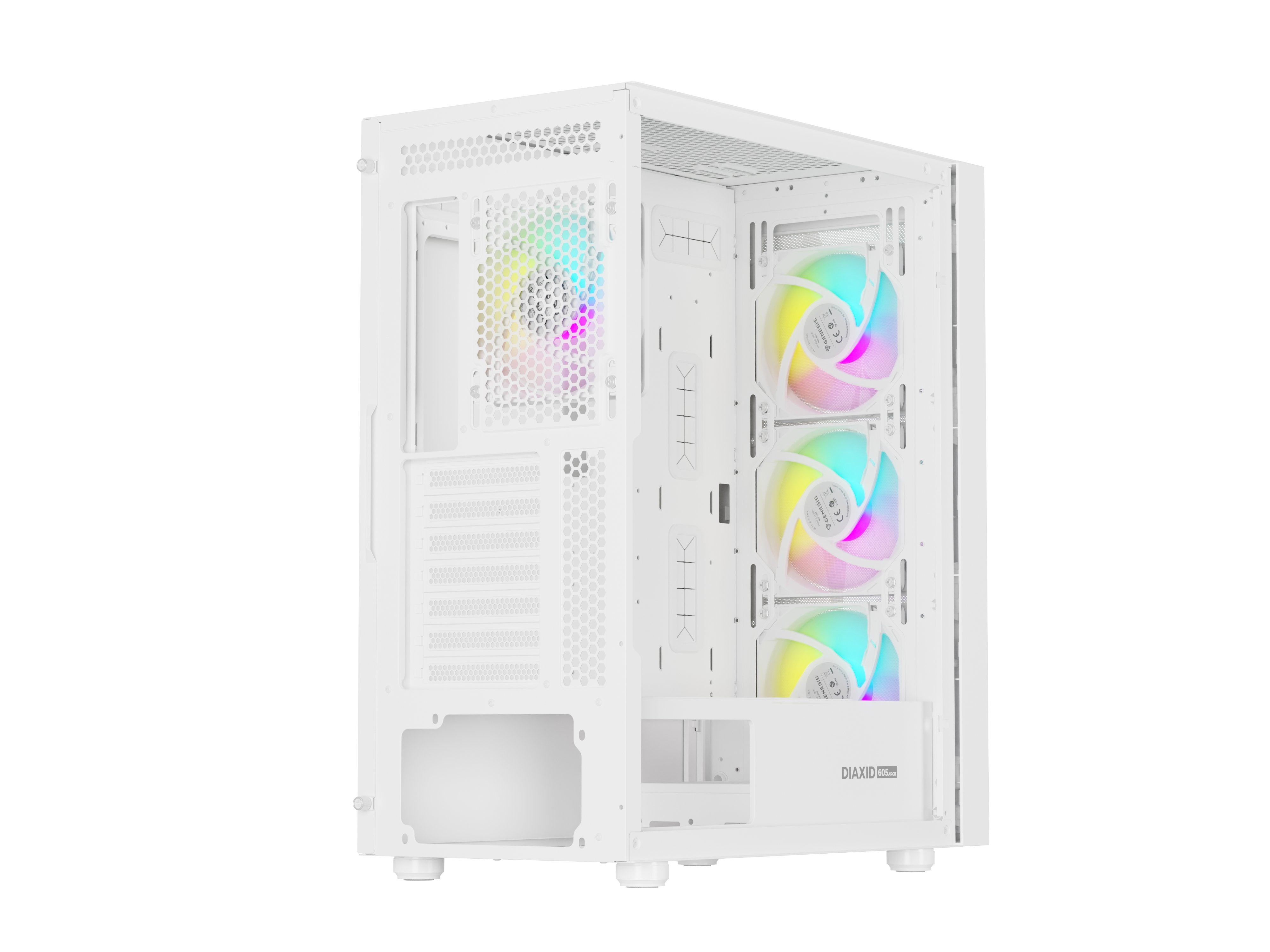 EAN 5901969444544 - GENESIS Diaxid 605 ARGB Midi Tower Blanco imagen 19