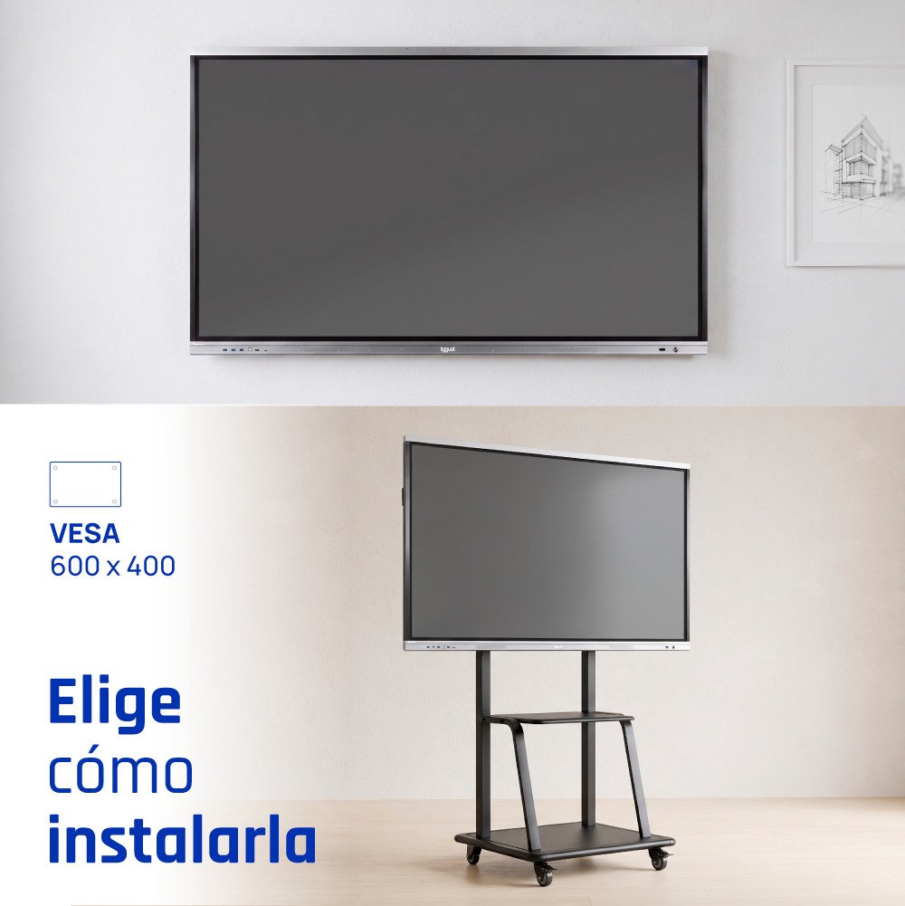 EAN 8435364318812 - iggual Orchid 75" Panel plano interactivo 190,5 cm (75") LED Wifi 400 cd / m² 4K Ultra HD Negro Pantalla imagen 9