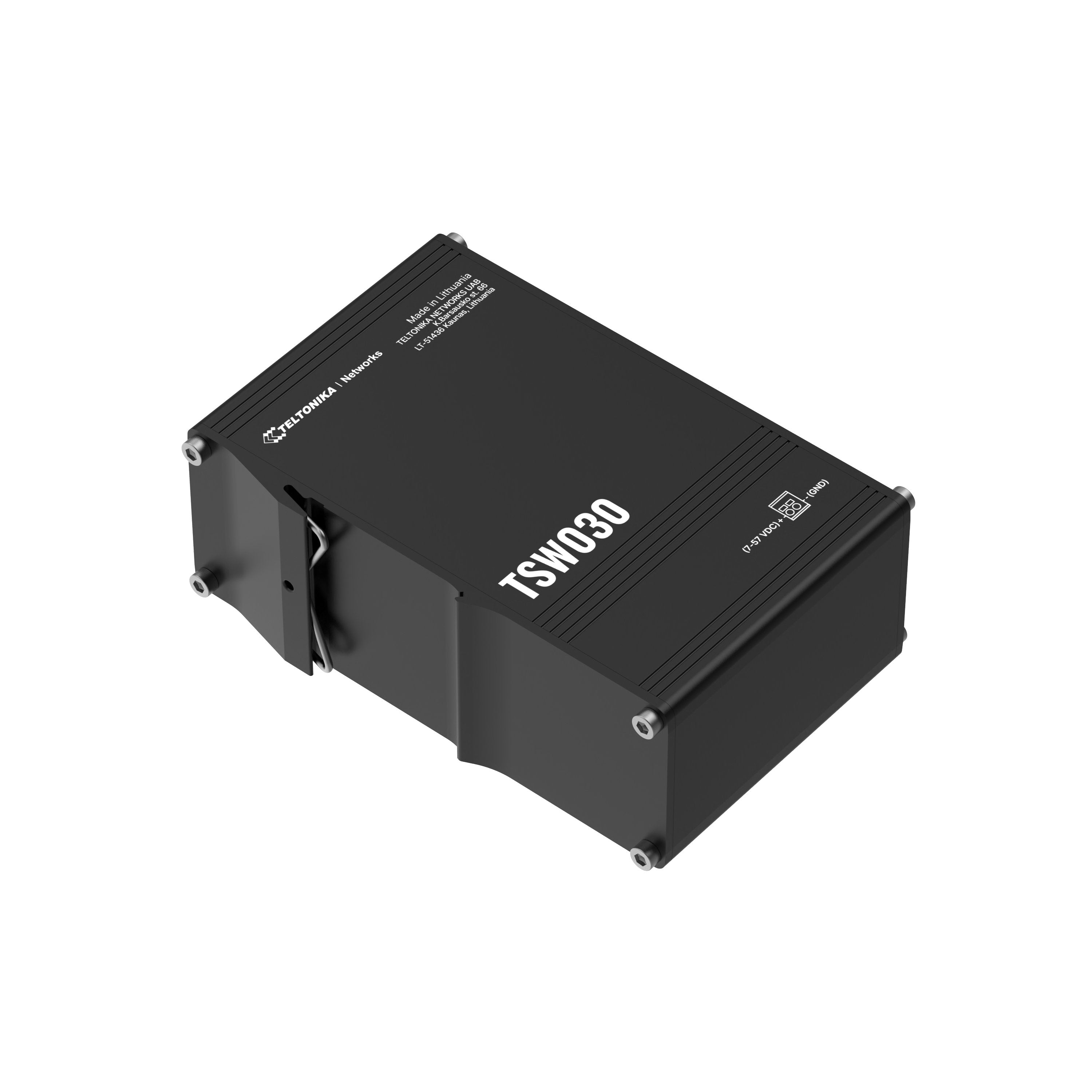 EAN 4779051841431 - Teltonika NETWORKS TSW030 8-Port Ethernet Switch No administrado Fast Ethernet (10/100) Negro imagen 3
